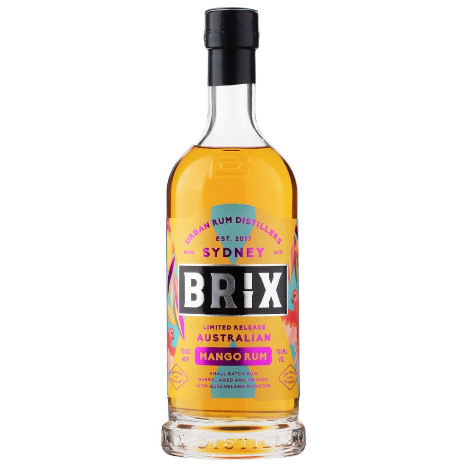 Brix Limited Release Mango Infused Australian Small Batch Rum 700mL Brix Limited Release Mango Infused Australian Small Batch Rum 700mL