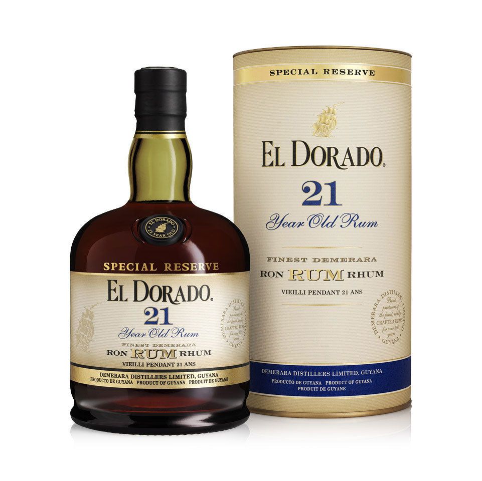 El Dorado 21 Year Old Special Reserve Guyanese Rum 700mL El Dorado 21 Year Old Special Reserve Guyanese Rum 700mL