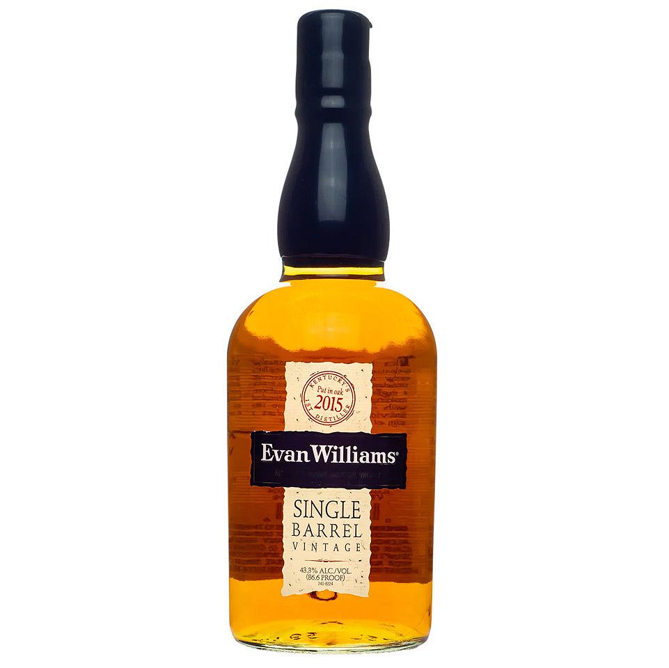 Evan Williams Single Barrel 2015 Vintage Kentucky Straight Bourbon Whiskey 700mL Evan Williams Single Barrel 2015 Vintage Kentucky Straight Bourbon Whiskey 700mL