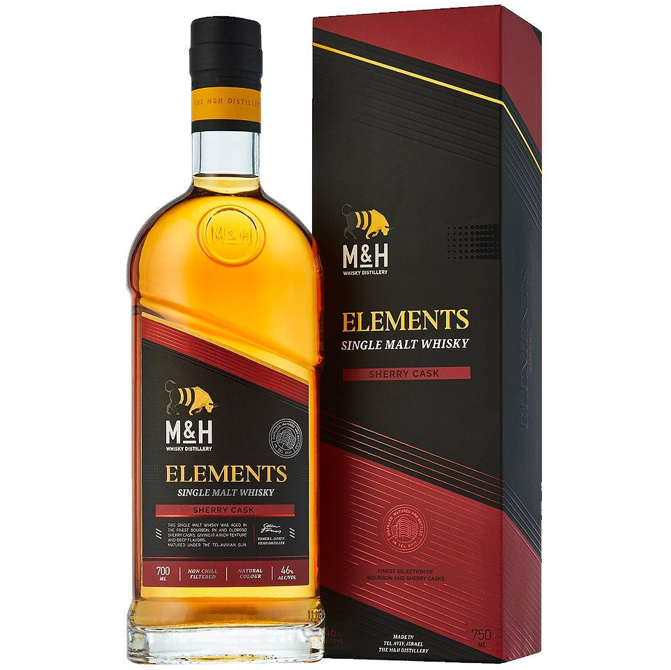 Milk & Honey Elements Sherry Cask Single Malt Israeli Whisky 700mL Milk & Honey Elements Sherry Cask Single Malt Israeli Whisky 700mL