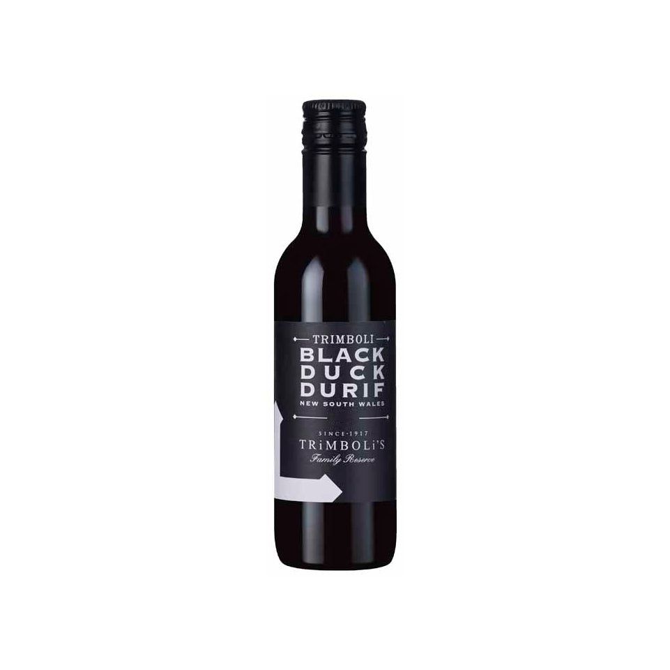 Trimboli Black Duck Durif Red Wine Miniature 187mL Trimboli Black Duck Durif Red Wine Miniature 187mL