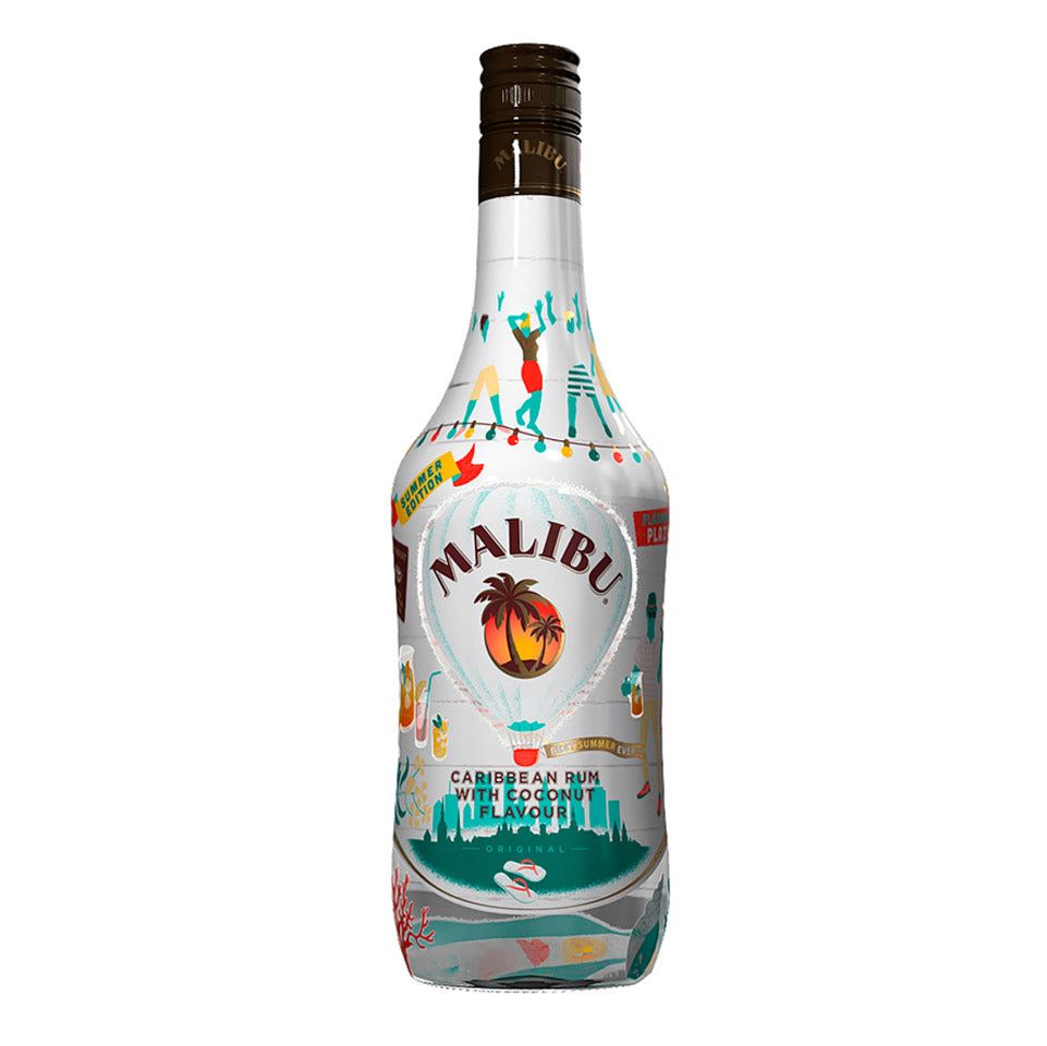 Malibu Cruise Limited Edition Design Caribbean Rum Liqueur 1L