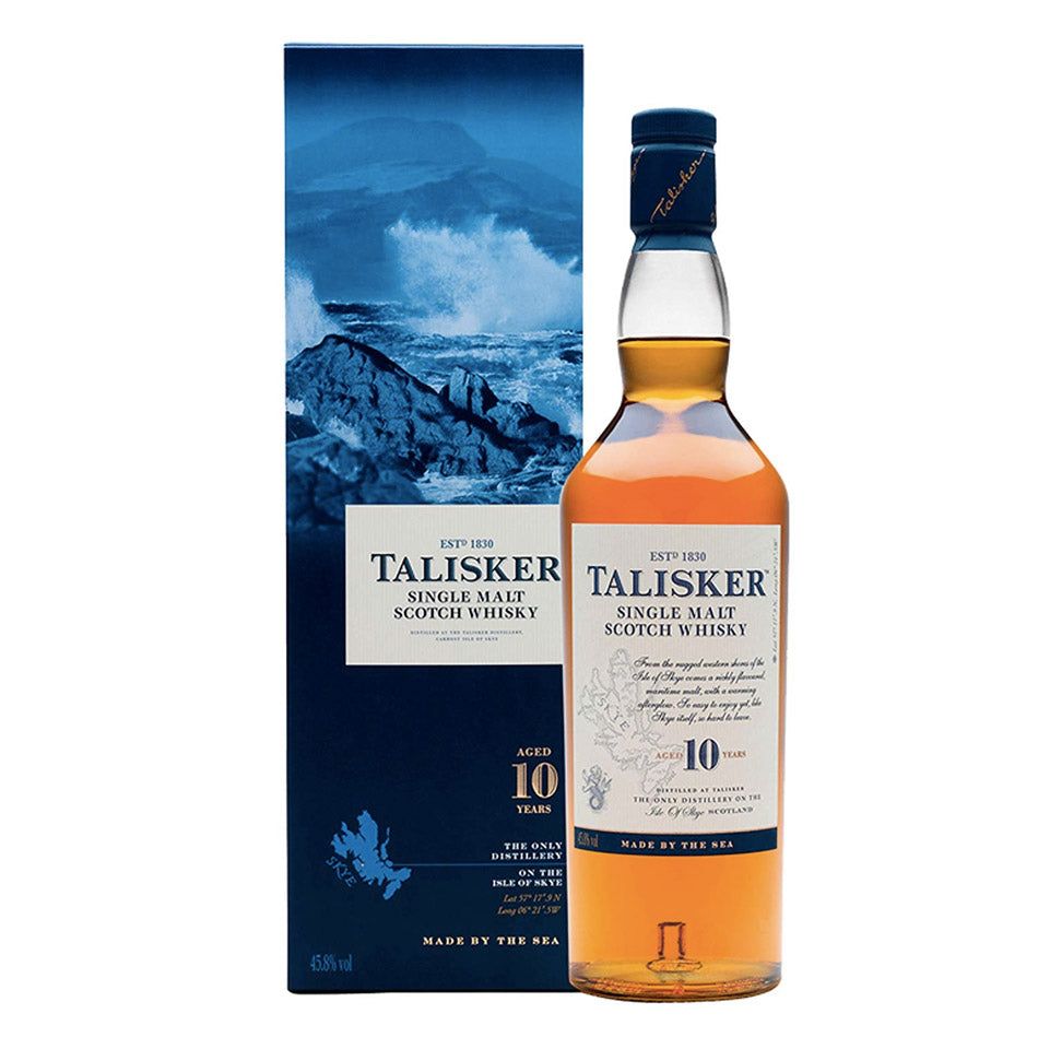 Talisker 10 Year Old Single Malt Scotch Whisky 700mL