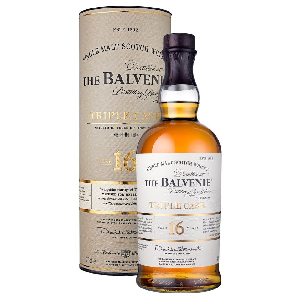Balvenie 16 Year Old Triple Cask Single Malt Scotch Whisky 700mL