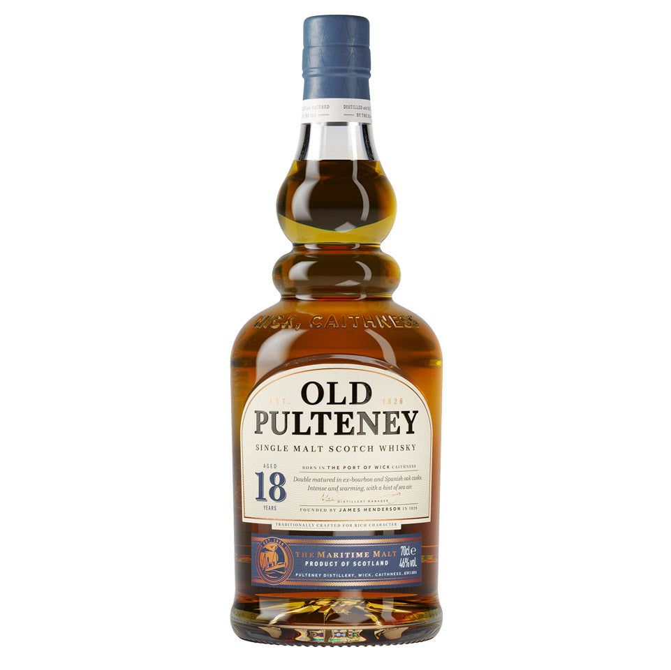 Old Pulteney 18 Year Old Single Malt Scotch Whisky 700mL