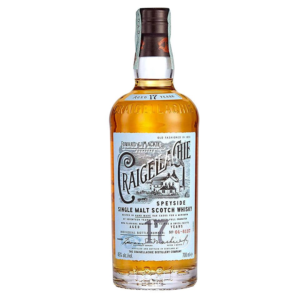 Craigellachie 17 Year Old Single Malt Scotch Whisky 700mL