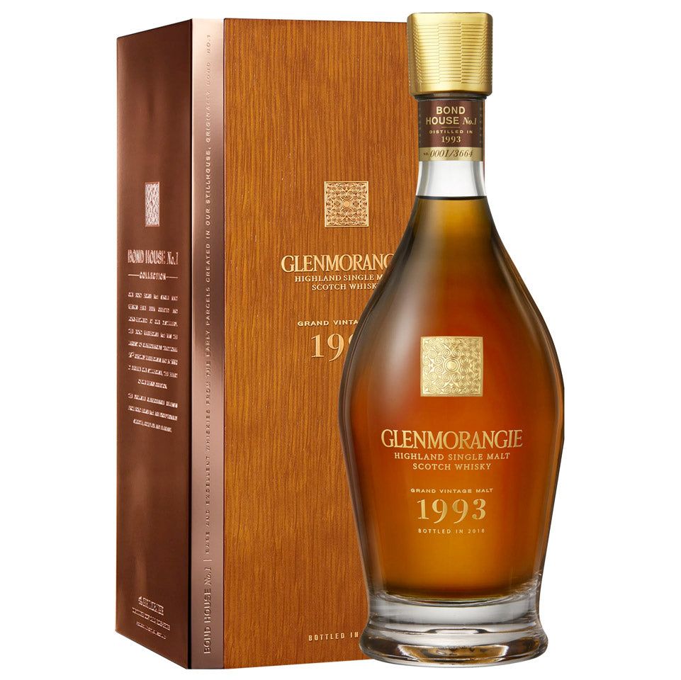 Glenmorangie 1993 Grand Vintage 25 Year Old Single Malt Scotch Whisky 700mL