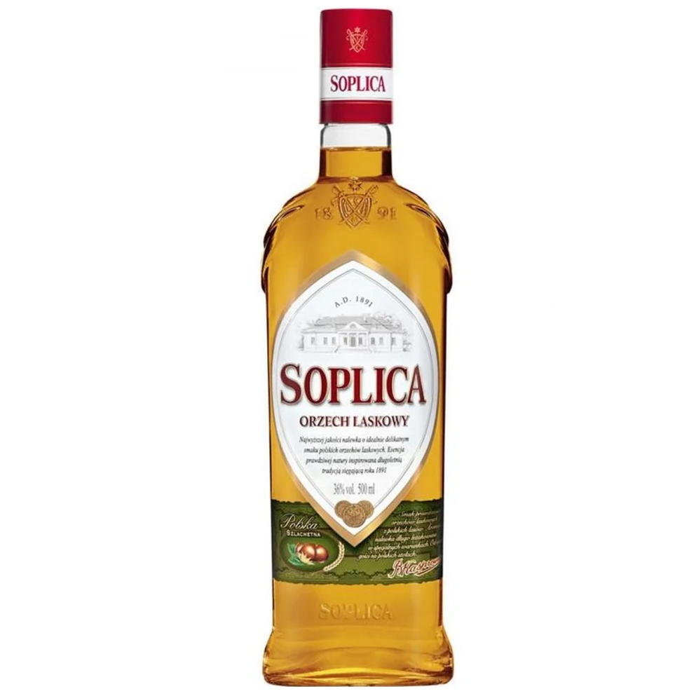 Soplica Hazelnut Flavoured Vodka Liqueur 28% ABV 500ml